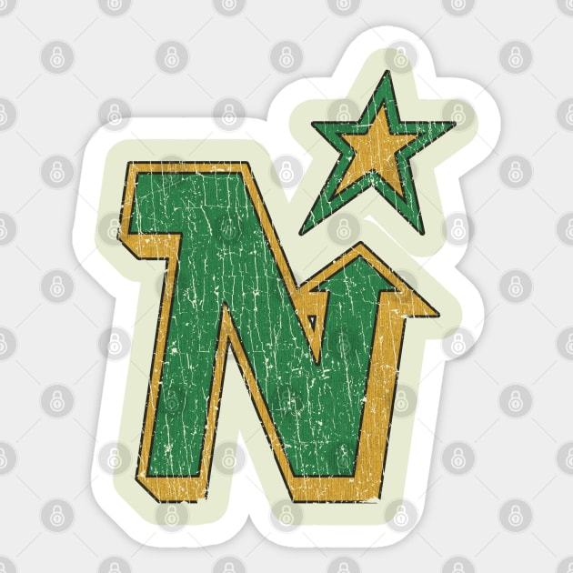 Minnesota North Stars 1967 Hockey Sticker TeePublic